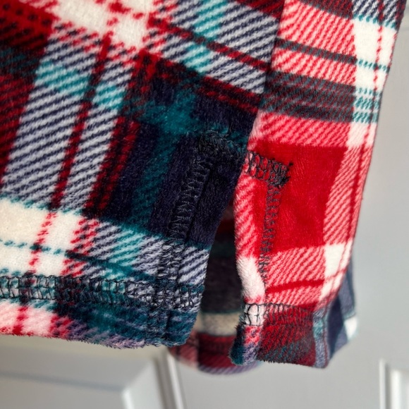 •Nautica• Plaid Two-Piece Fleece Pajama Set - Size Large - Picture 5 of 12
